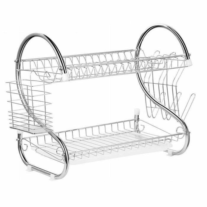 Scurgător de Vase pentru Chiuvetă Feel Maestro MR-1025-38 38 x 24 x 39 cm Argintiu