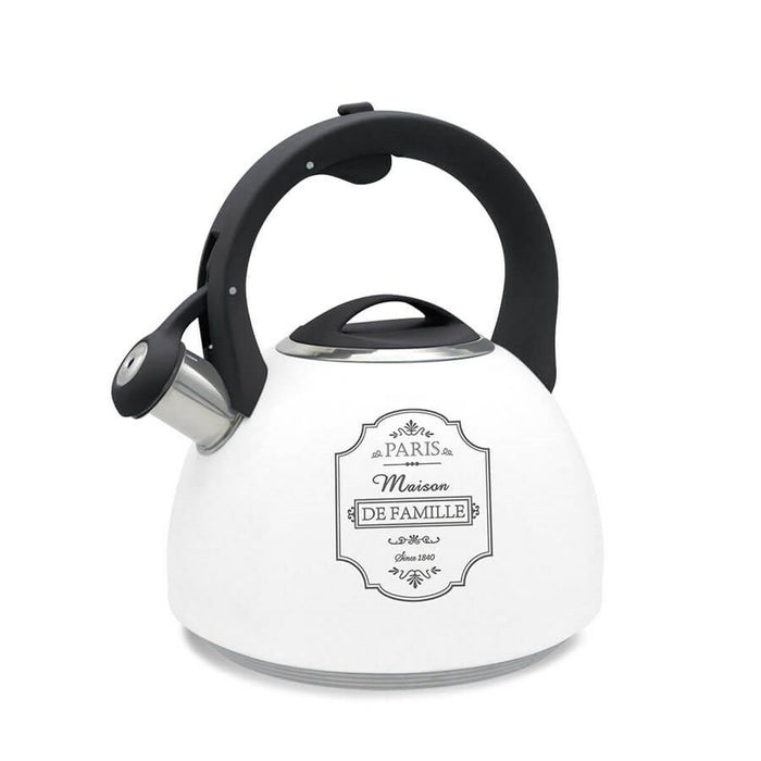 Ceainic Feel Maestro MR-1324 Alb Negru Oțel inoxidabil 2,5 L