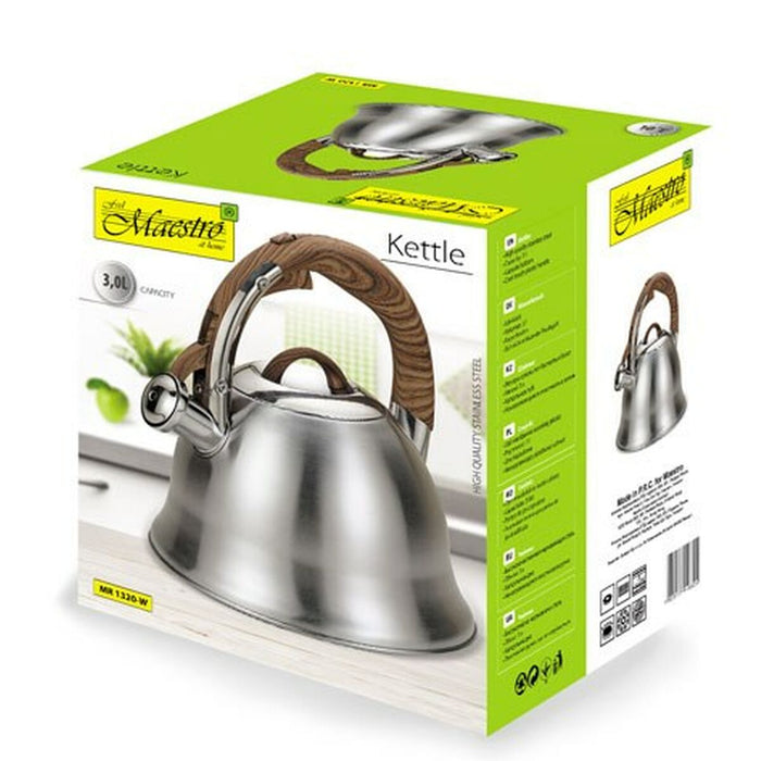 Fierbător Feel Maestro MR-1320W Argintiu Lemn 3 L