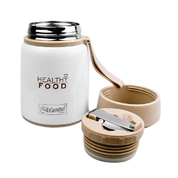 Termos Feel Maestro Alb Oțel inoxidabil Plastic 800 ml
