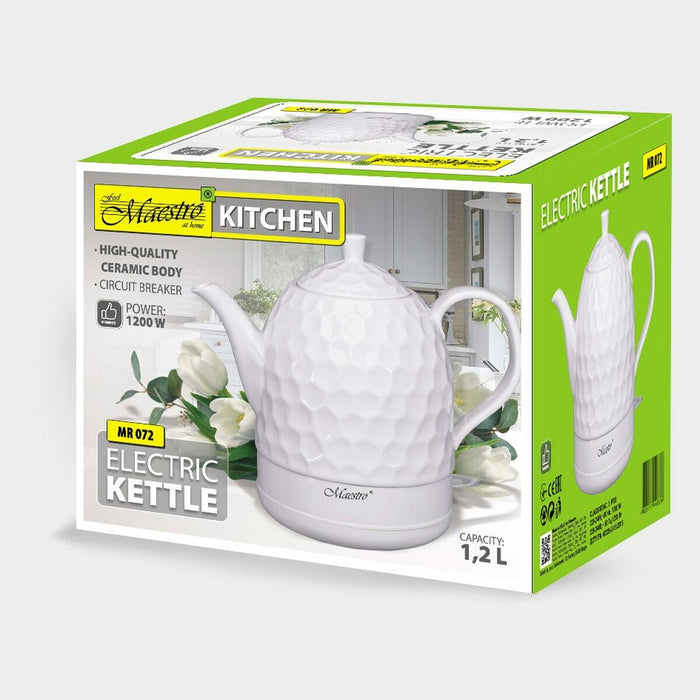 Fierbător Feel Maestro MR-072 Alb Ceramic 1200 W 1,2 L