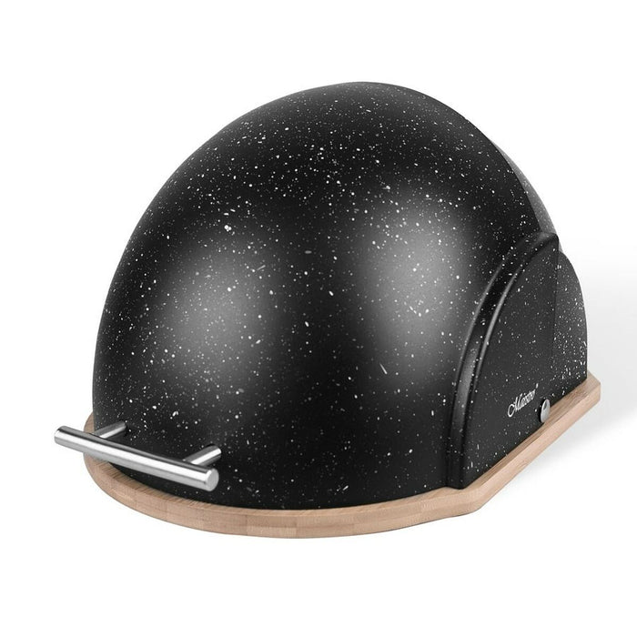 Coș pentru pâine Feel Maestro MR-1678G Negru Argintiu Lemn Plastic