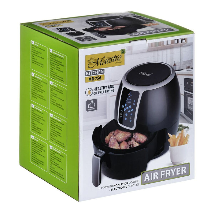 Friteuză fără Ulei Feel Maestro MR-756 Negru 1300 W 3,7 L