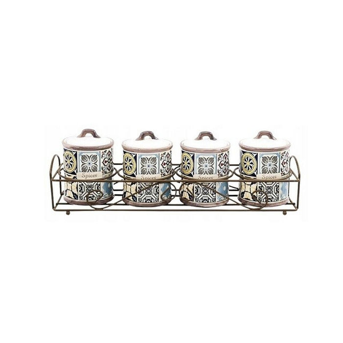 Set de 4 tuburi Feel Maestro MR-20005-04CS Ceramică (4 Piese)