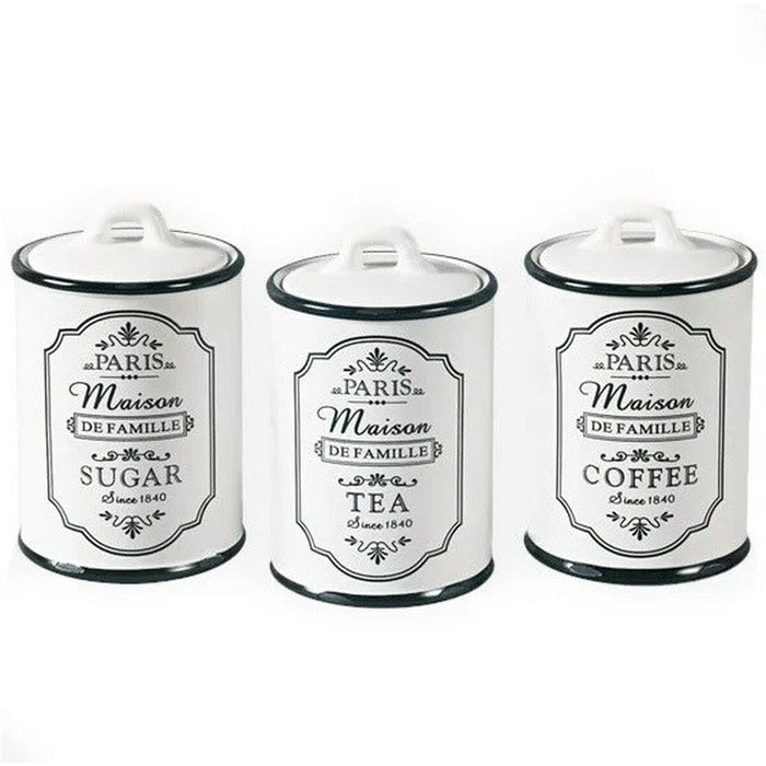 Set de 3 tuburi Feel Maestro MR-20001-03CS Ceramică (3 Piese)