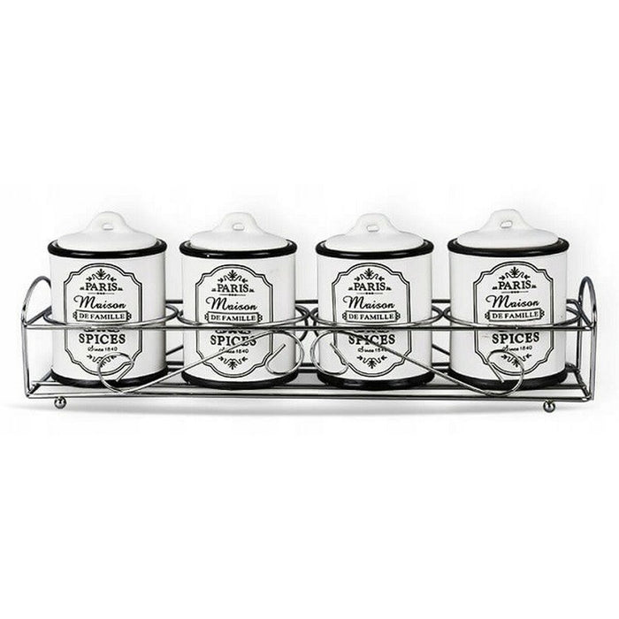 Set de 4 tuburi Feel Maestro MR-20001-04CS Alb Ceramică 0,2 L (5 Piese)