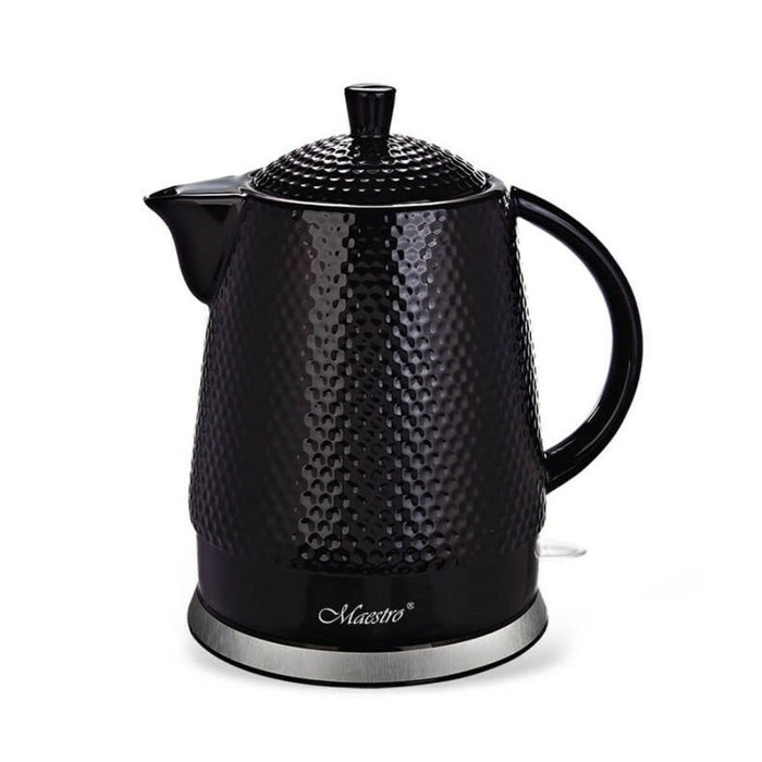 Fierbător Feel Maestro MR-069 Alb Negru Ceramic 1500 W 1,5 L