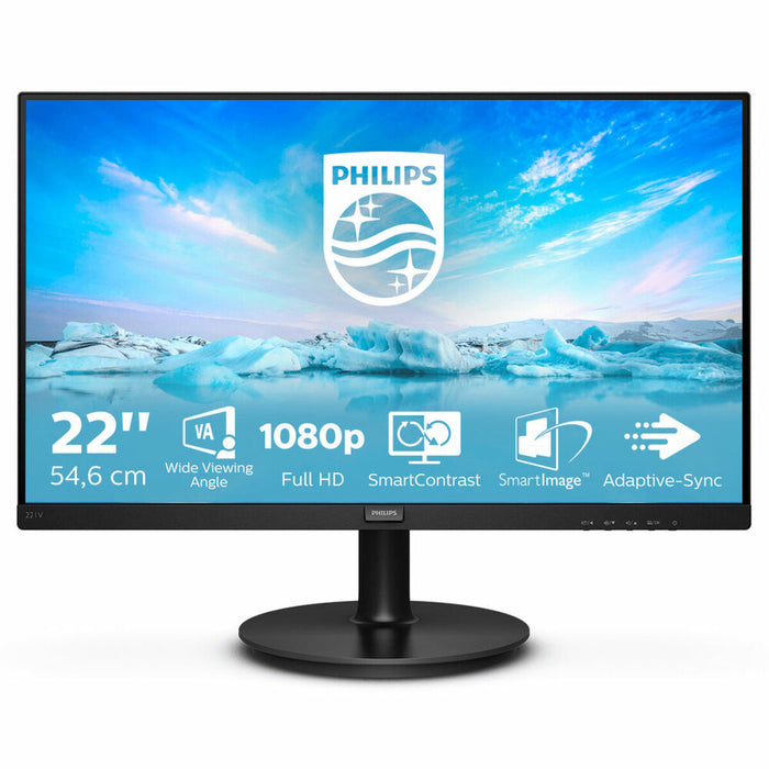 Monitor Philips 221V8A/00 21,5" LED VA Flicker free 75 Hz 50-60 Hz