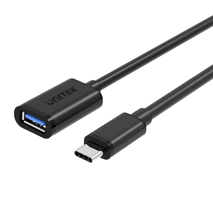 Cablu USB-C la USB Unitek Y-C476BK 20 cm