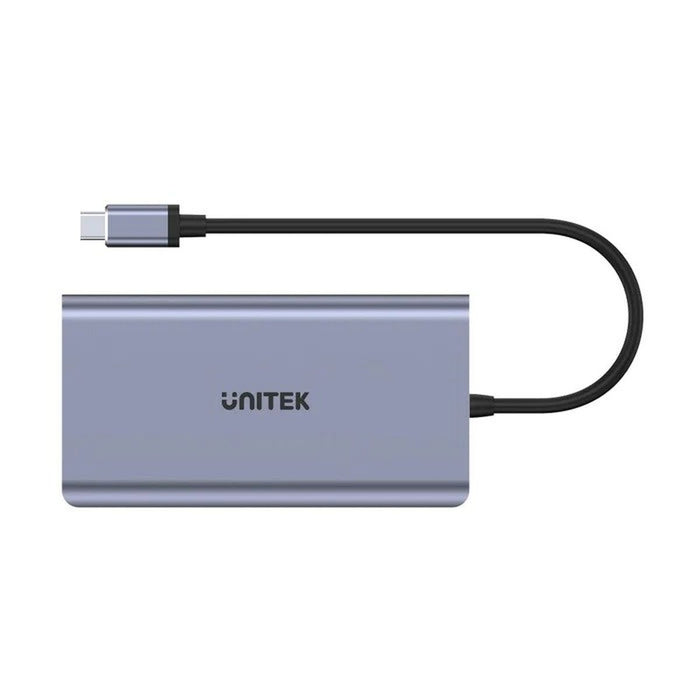 Hub USB Unitek D1019B Gri 100 W