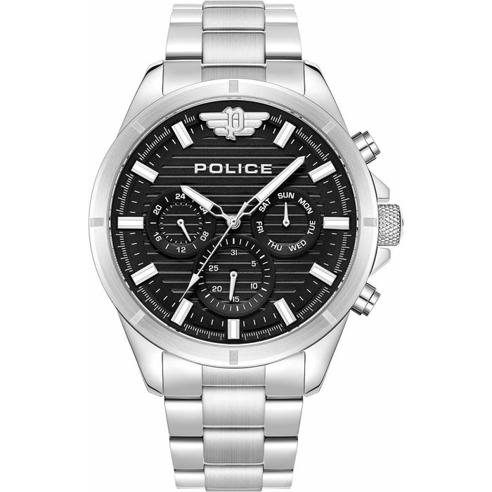 Ceas Bărbați Police PEWJK2227806 Negru Argintiu