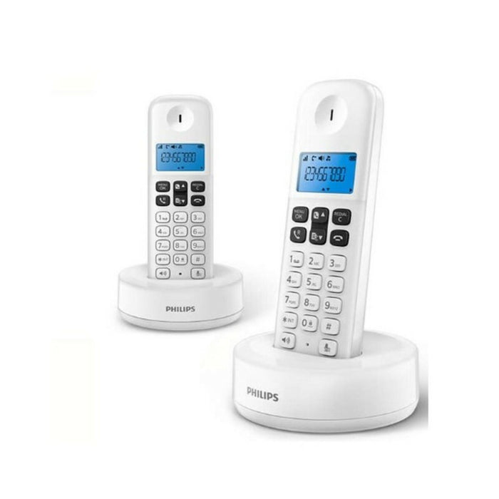 Telefon fără Fir Philips D1612W/34 1,6" 300 mAh GAP (2 pcs) Alb