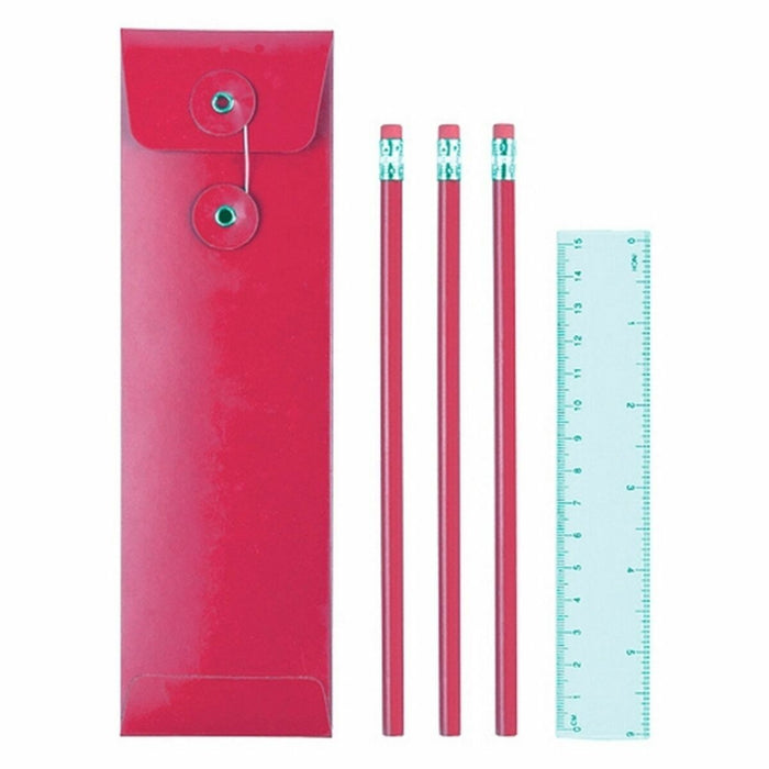 Set de Creioane și Riglă 144709 (4 pcs)