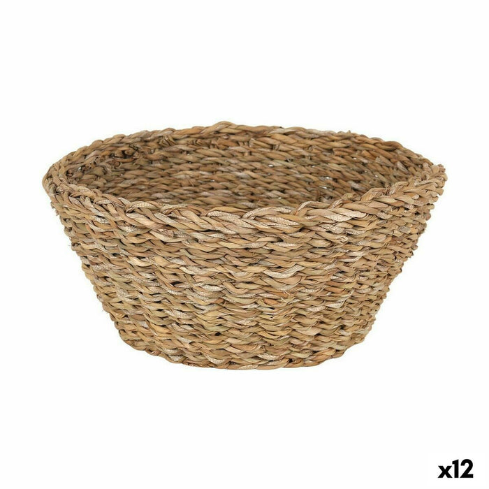 Coș Multifuncțional Privilege Maro 26 x 26 x 11 cm răchită (12 Unități)