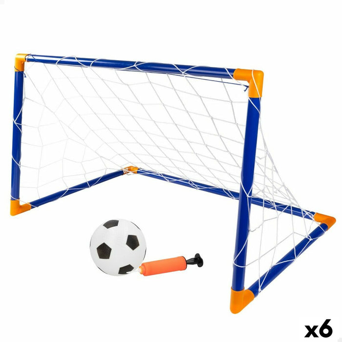 Poartă de Fotbal Colorbaby 92 x 63 x 55 cm (6 Unități)