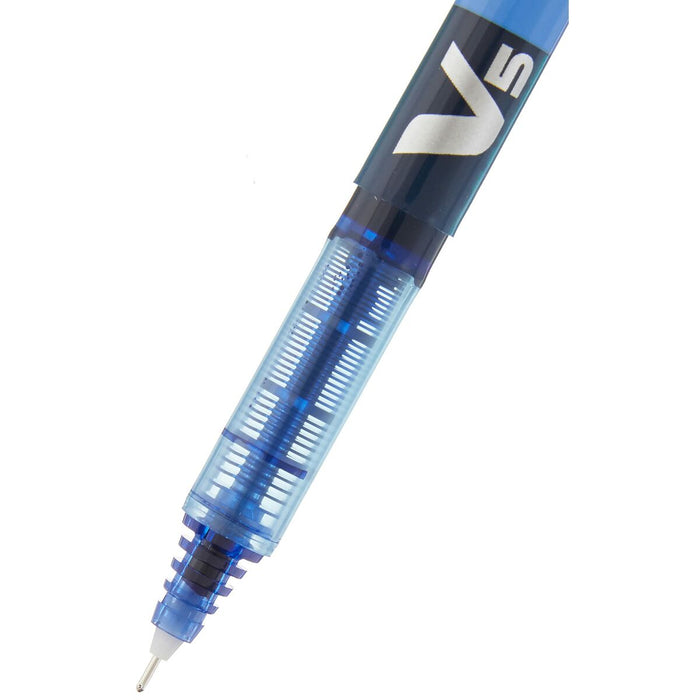 Stilou cu cerneală lichidă Pilot V-5 Albastru 0,3 mm (12 Unități)