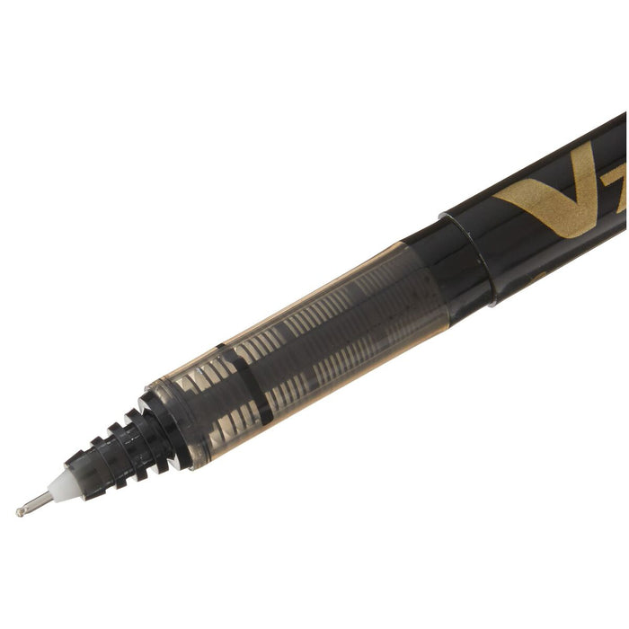 Stilou cu cerneală lichidă Pilot V-7 Hi-Tecpoint Negru 0,5 mm (12 Unități)