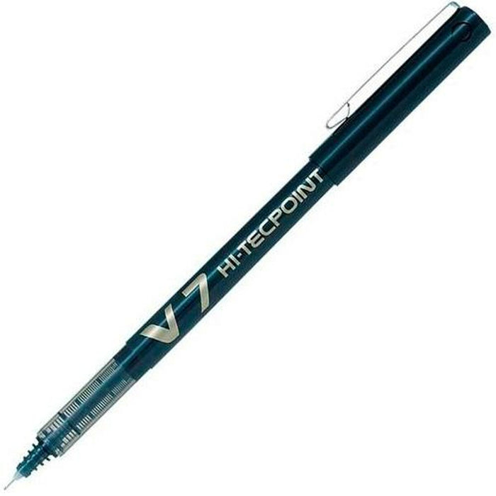 Stilou cu cerneală lichidă Pilot V-7 Hi-Tecpoint Negru 0,5 mm (12 Unități)
