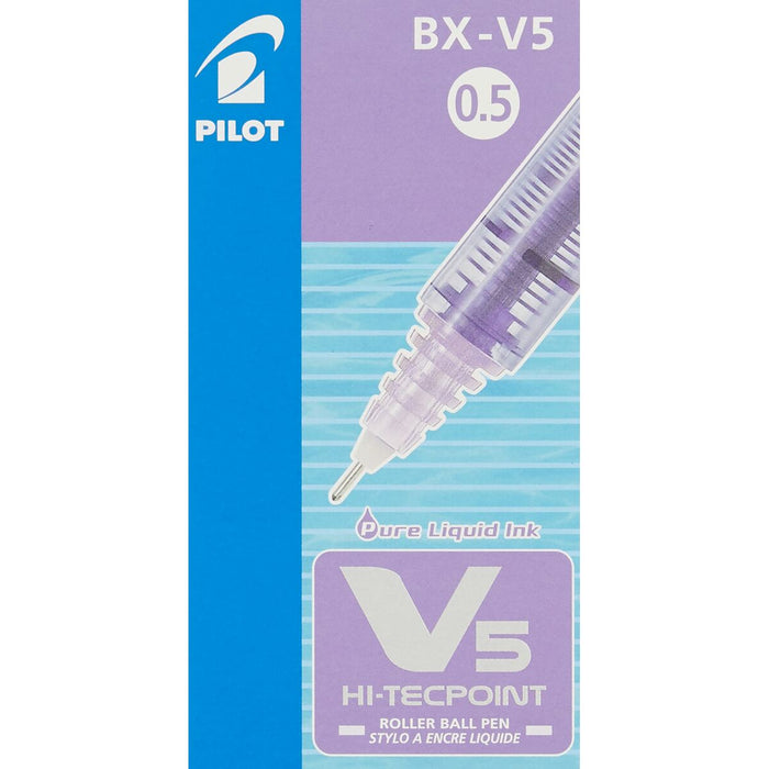 Stilou cu cerneală lichidă Pilot V-5 Hi-Tecpoint Violet 0,3 mm (12 Unități)