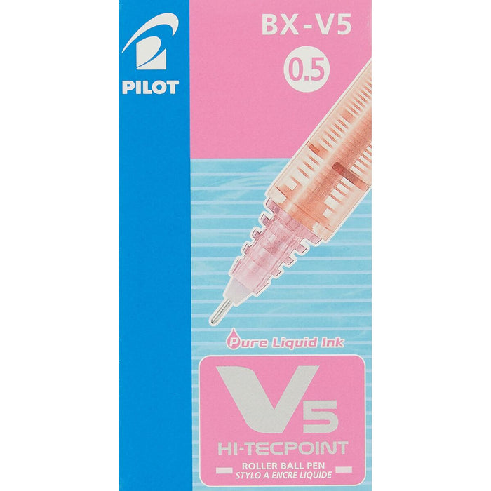 Stilou cu cerneală lichidă Pilot V-5 Hi-Tecpoint Roz 0,3 mm (12 Unități)