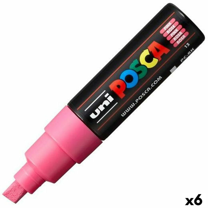 Marker POSCA PC-8K Roz (6 Unități)