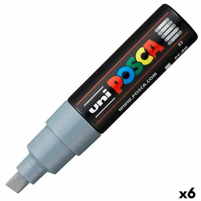 Marker POSCA PC-8K Gri (6 Unități)