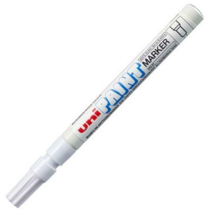 Marker permanent Uni-Ball PX-20 Alb (12 Unități)