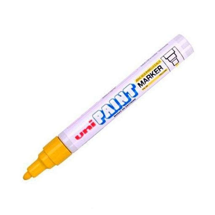 Marker permanent Uni-Ball PX-20 Galben 2,8 mm (12 Unități)