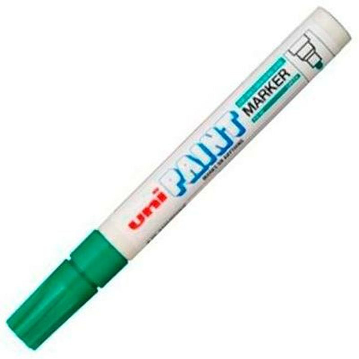 Marker permanent Uni-Ball PX-20 Verde (12 Unități)