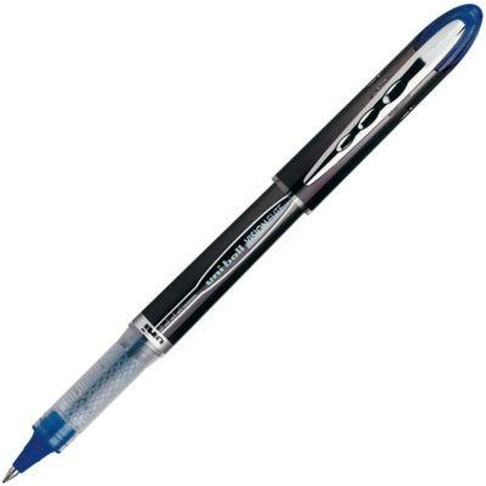 Stilou cu cerneală lichidă Uni-Ball Vision Elite UB-205 Albastru închis 0,4 mm (12 Piese)