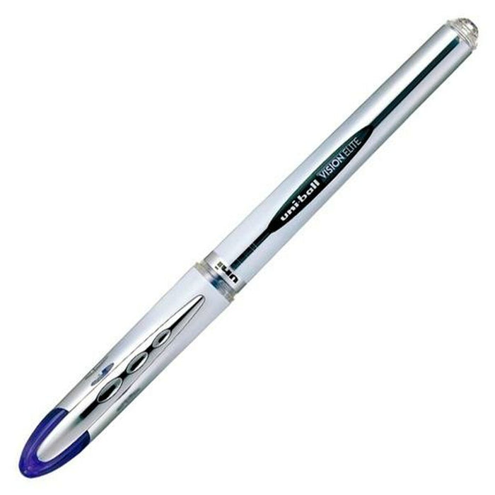 Stilou cu cerneală lichidă Uni-Ball Vision Elite UB-205 Albastru 0,4 mm (12 Piese)