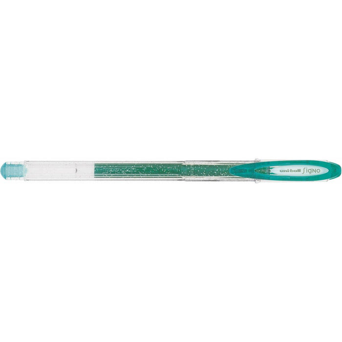 Stilou cu cerneală lichidă Uni-Ball Sparkling UM-120SP Verde 0,5 mm (12 Piese)