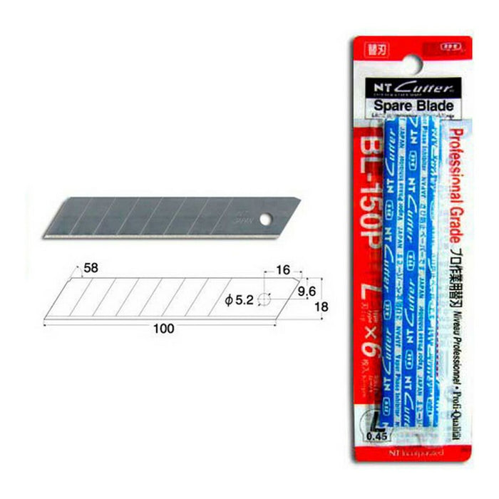 Lamă de tăiere NT Cutter 18 mm 9 mm