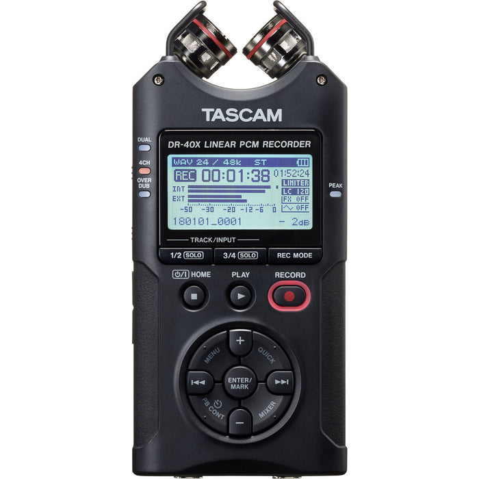 Aparat de Înregistrat Tascam DR-40X Albastru Negru