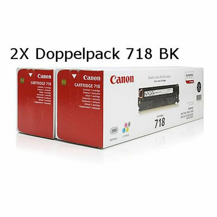 Toner Canon CRG-718 Bk VP Negru (2 pcs)
