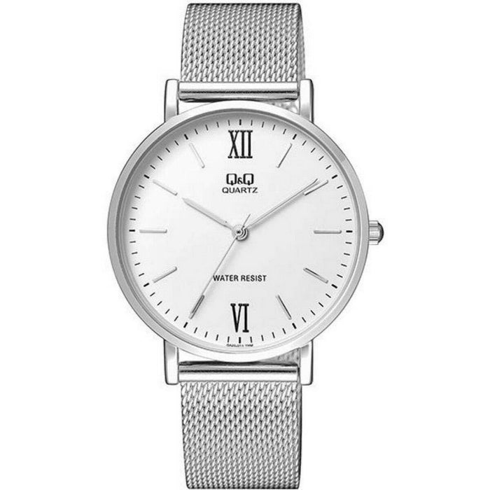 Ceas Bărbați Q&Q STANDARD Alb Gri (Ø 40 mm)