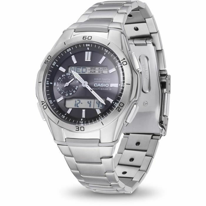 Ceas Bărbați Casio Negru Argintiu (Ø 43,5 mm)