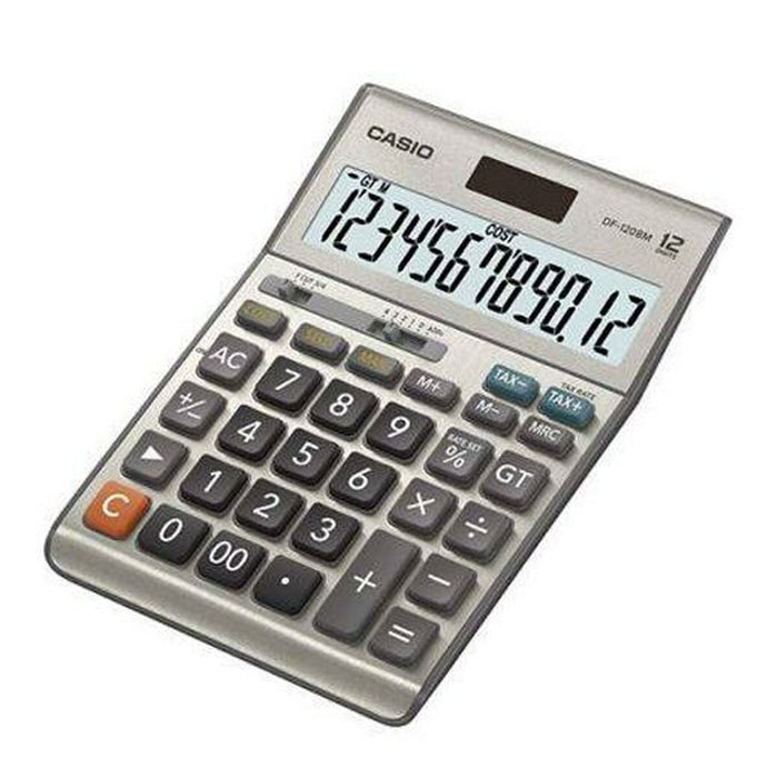 Calculator Casio DF-120BM Negru/Gri