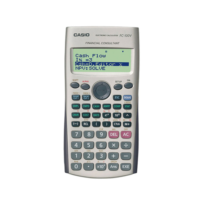 Calculator științific Casio FC-100V Negru Gri