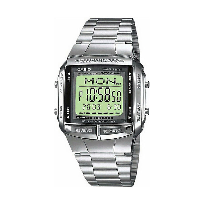 Ceas Bărbați Casio DATABANK Argintiu (Ø 38 mm)