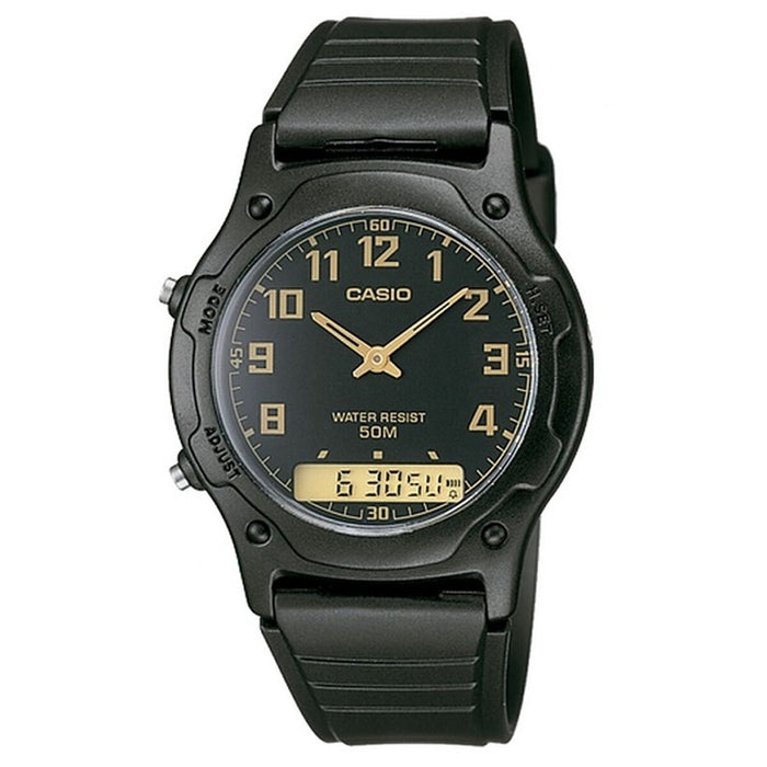 Ceas Unisex Casio AW-49H-1BVEF Negru (Ø 39 mm)