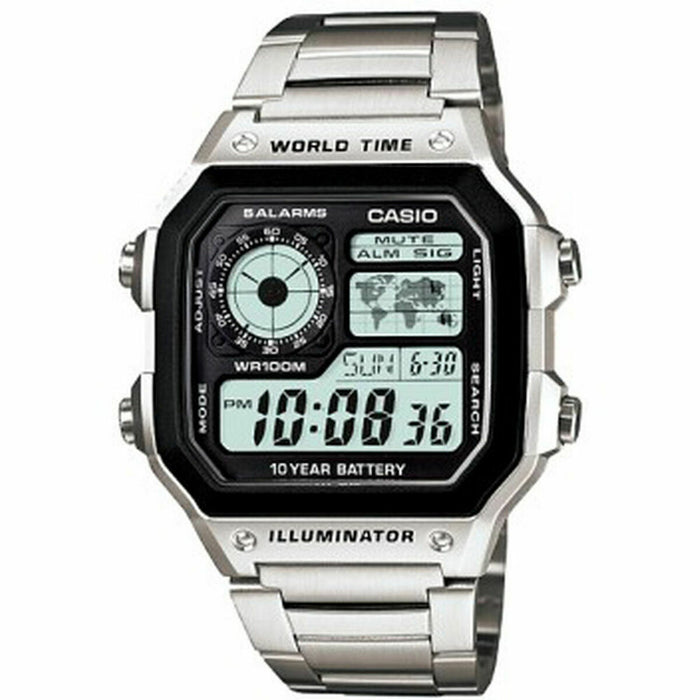 Ceas Unisex Casio Bruni Basics-Clear 4054274791979 Negru Argintiu