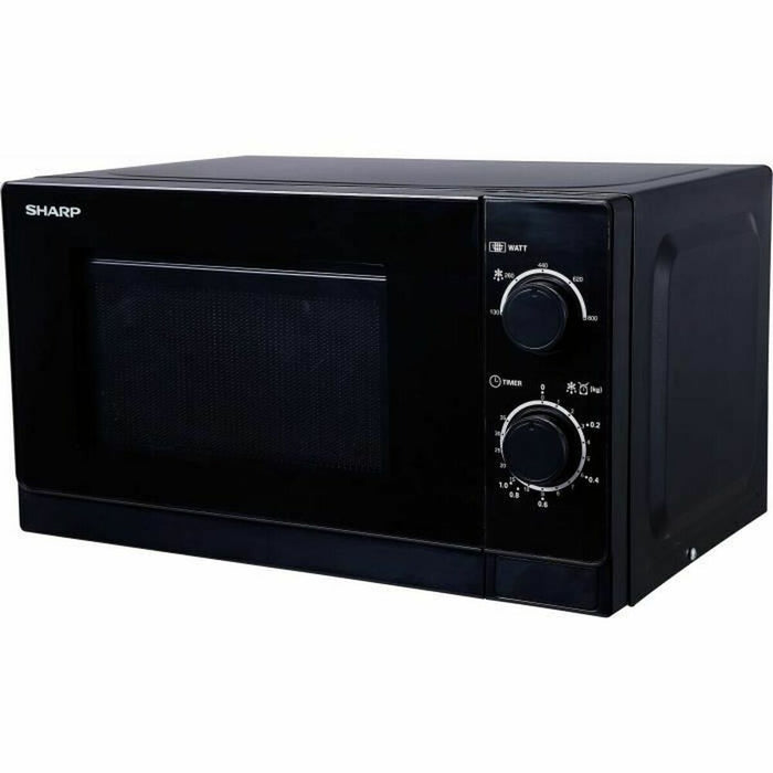 Cuptorul cu Microunde Sharp R200BKW Negru 800 W 20 L
