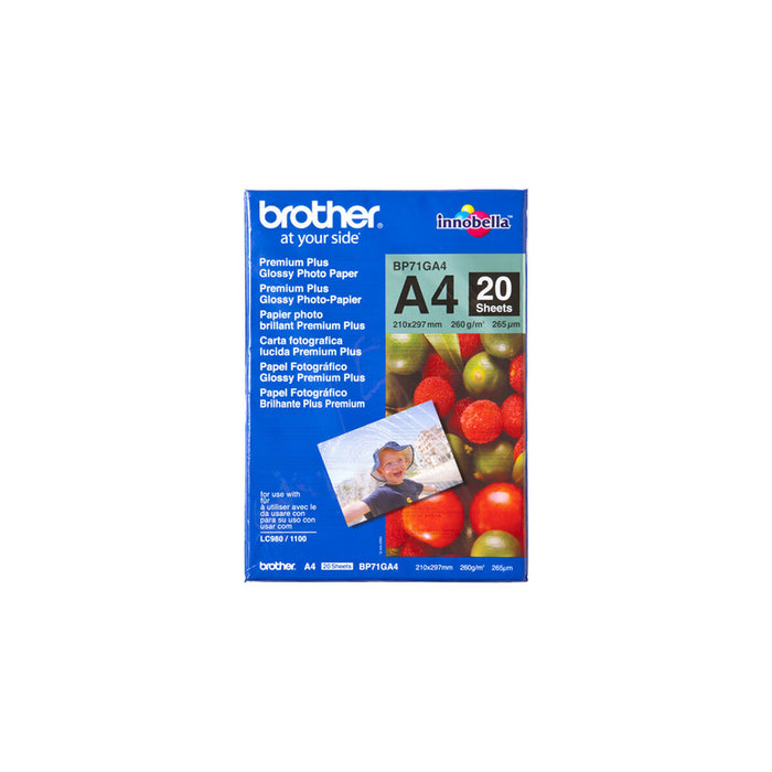 Hârtie Fotografică Lucioasă Brother BP71GA4 A4
