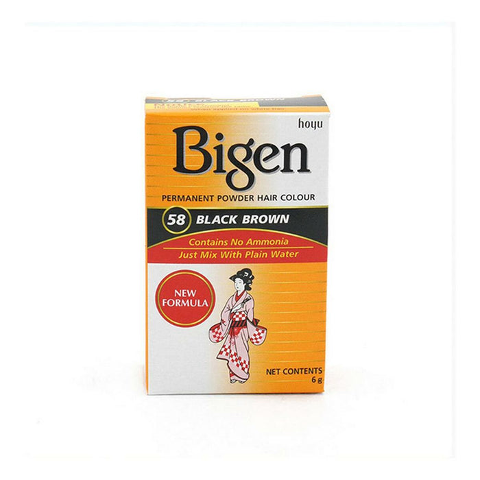 Vopsea Permanentă Bigen 58 Black Nº58 Black Brown (6 gr)