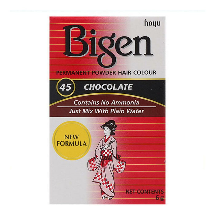 Vopsea Permanentă Bigen 45 Chocolate Nº 45 Ciocolată (6 gr)