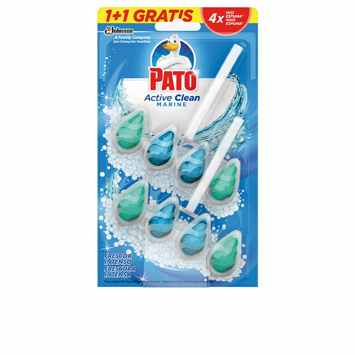 Odorizant de toaletă Pato Pato Wc Active Clean Dezinfectant Marin 2 Unități