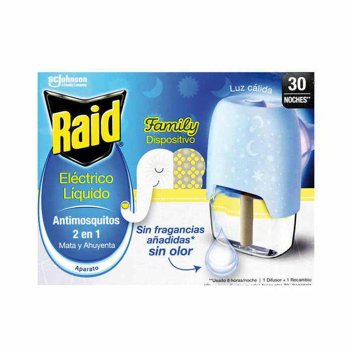 Aparat Electric Anti-ţânţari Raid 30 Noaptea