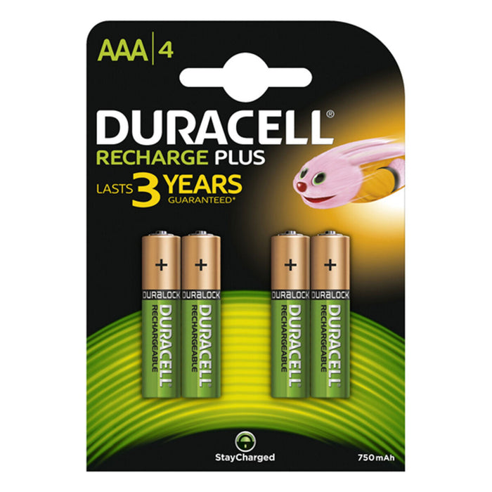 Baterii Reîncărcabile DURACELL AAA LR3 4UD 750 mAh 1,2 V
