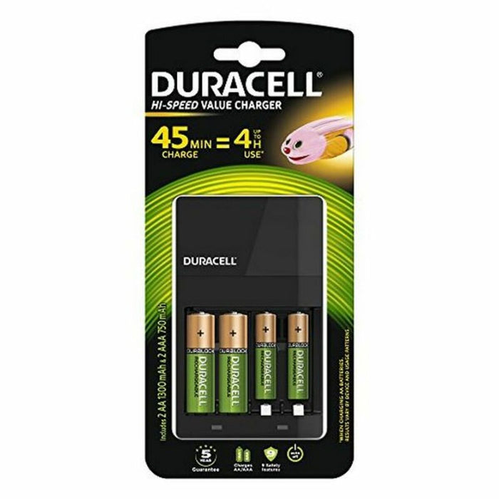 Încărcător + Baterii Reîncărcabile DURACELL CEF14 2 x AA + 2 x AAA HR06/HR03 1300 mAh (1 Unități)